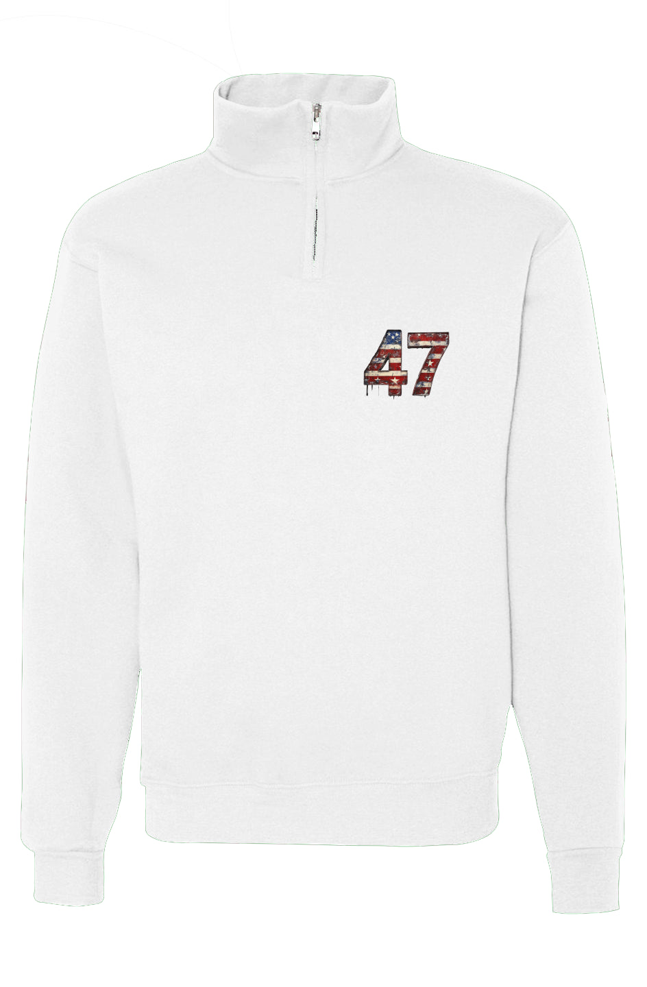 Cadet Collar Quarter-Zip Sweatshirt 47